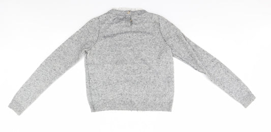 MNG Womens Grey Pullover Jumper Size XS
