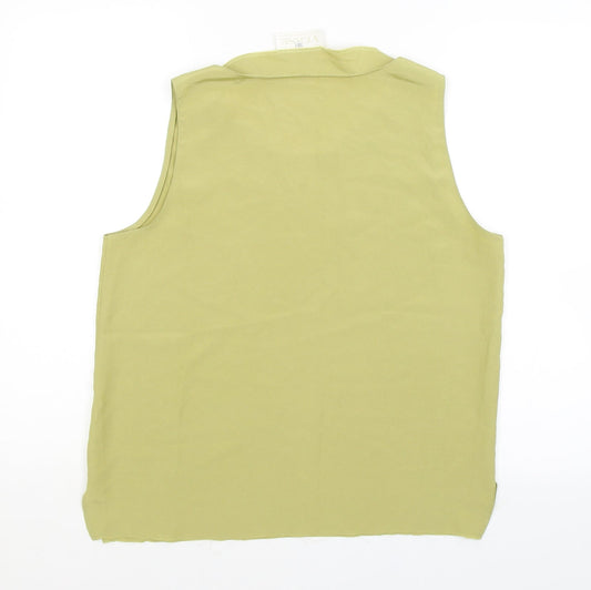 VERSE Womens Green Basic Blouse Size 10