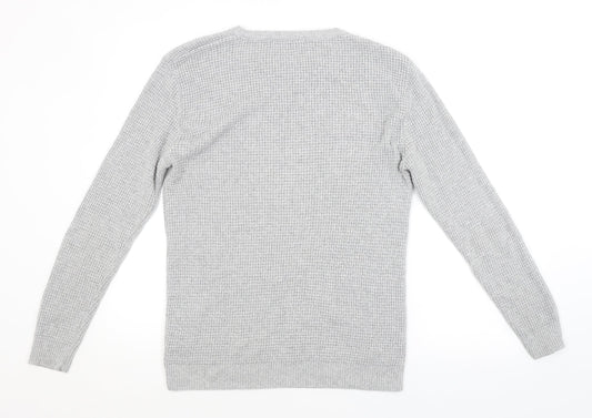 Primark Mens Grey Pullover Jumper Size L