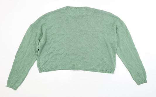 Pearl Womens Green Pullover Jumper Size 14