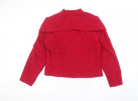 polkon Womens Pink Jacket Size 12