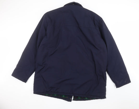 Outer wear Womens Blue Pea Coat Coat Size XL