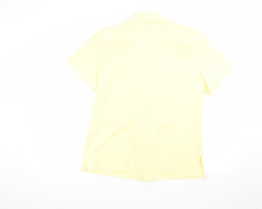 emma collection Womens Yellow Cardigan Jumper Size 12