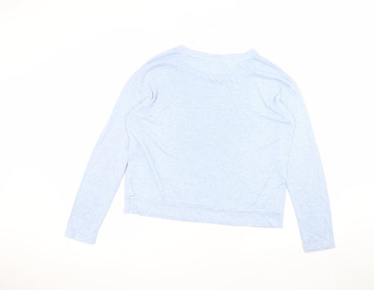 Disney Womens Blue Basic T-Shirt Size S