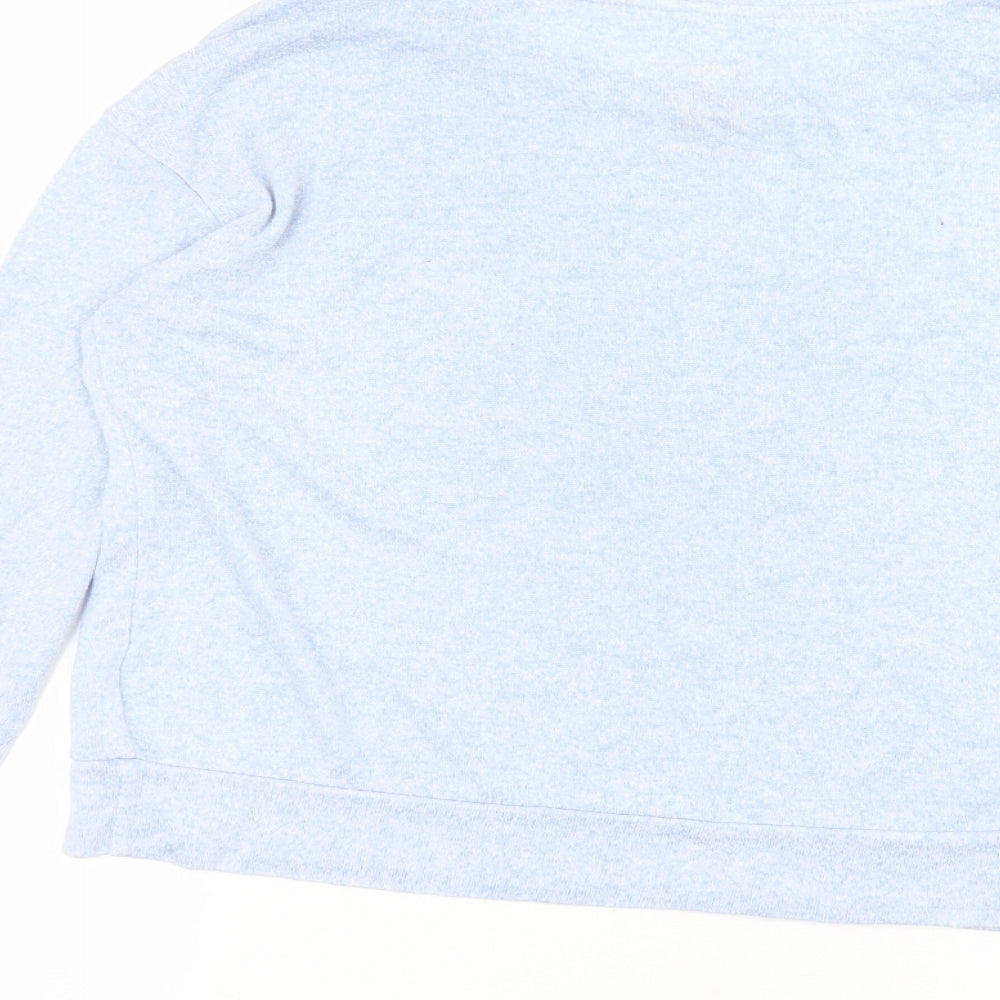 Disney Womens Blue Basic T-Shirt Size S