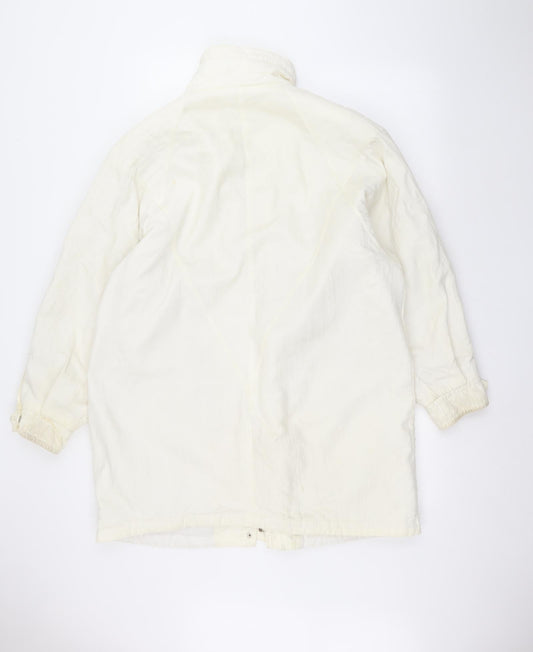 St michaels Womens White Pea Coat Coat Size 14