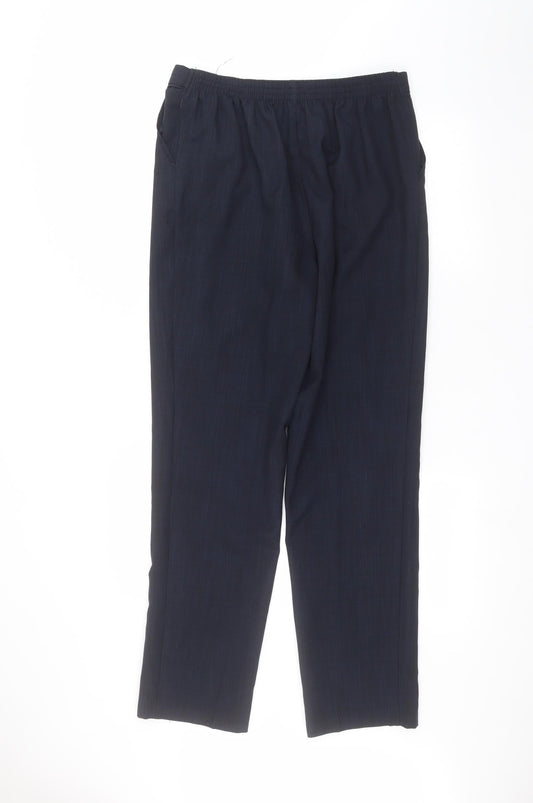 Marks and Spencer Womens Blue Trousers Size 12 L30 in