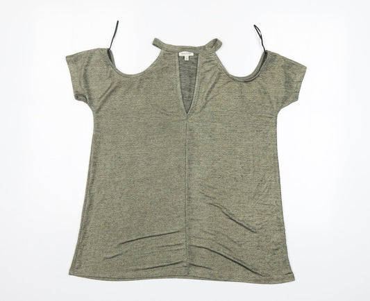 River Island Womens Green Basic Blouse Size 8