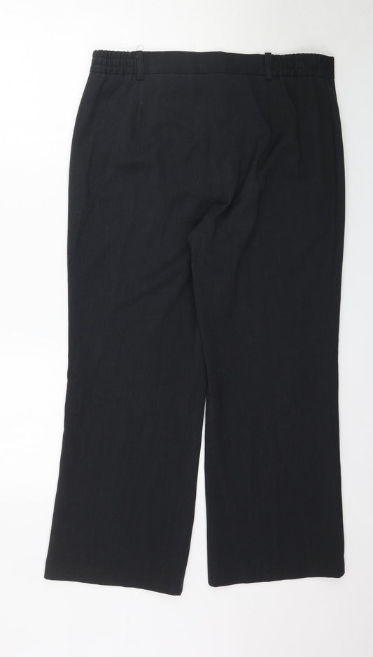 Klass Womens Grey Trousers Size 14 L27 in