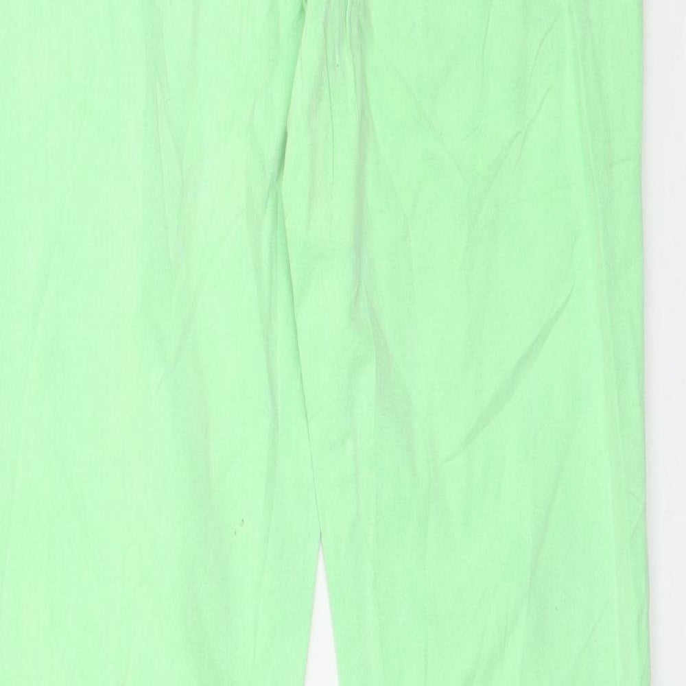 Gina Tricot Womens Green Denim Skinny Jeans Size 12 L31 in