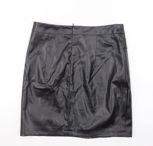 Preworn Womens Black Straight & Pencil Skirt Size M