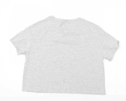 NEXT Girls Grey Basic T-Shirt Size 16 Years