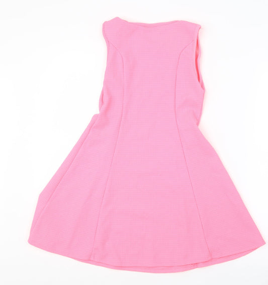 Matalan Girls Pink A-Line Size 10 Years