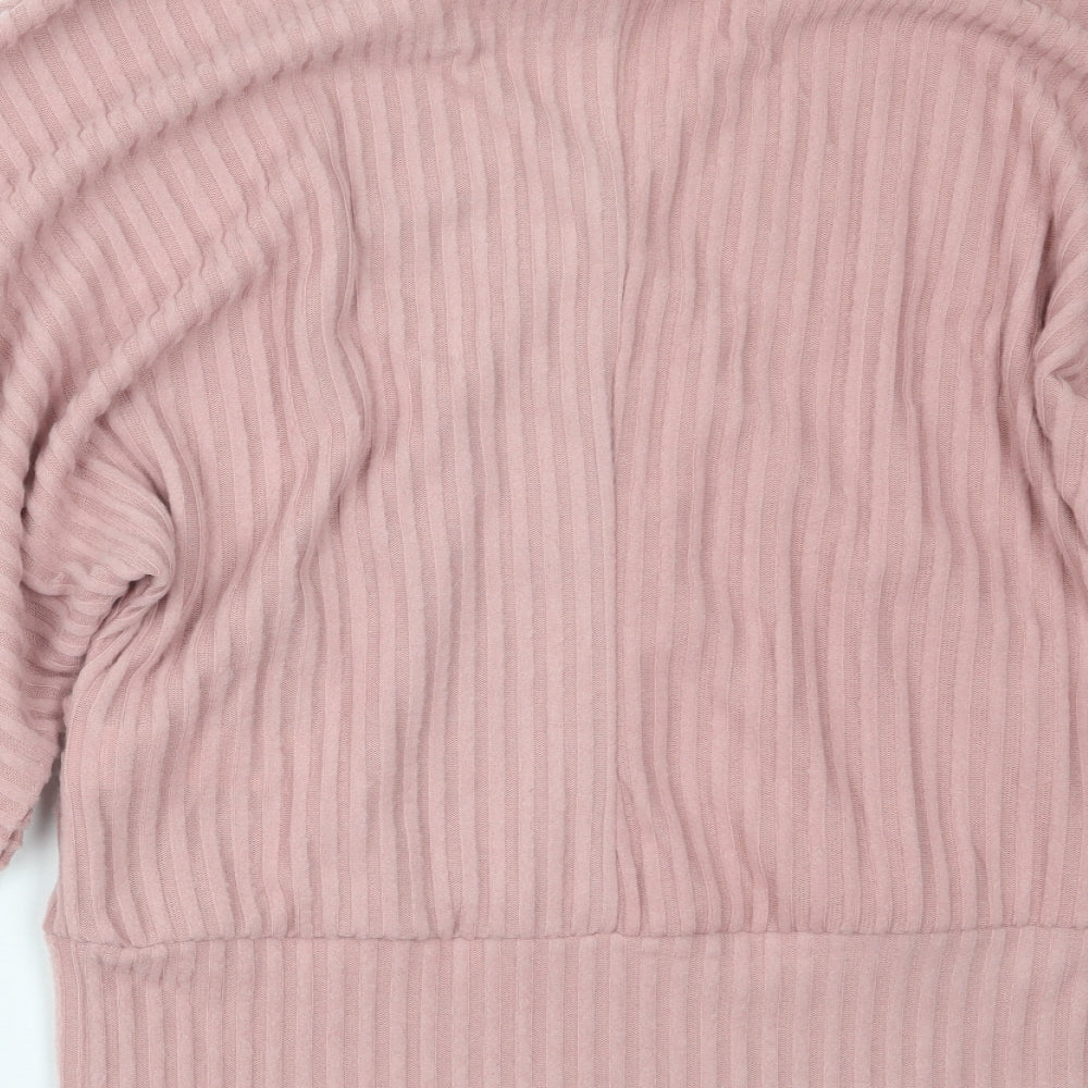 New Look Womens Pink Pullover Jumper Size S