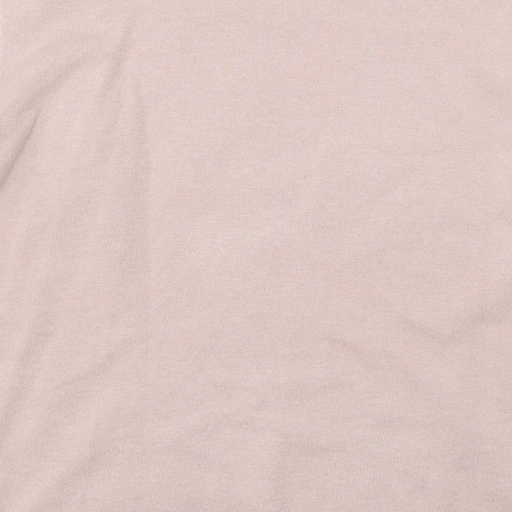 Marks and Spencer Womens Pink Knit Pullover Jumper Size 14 - Birds