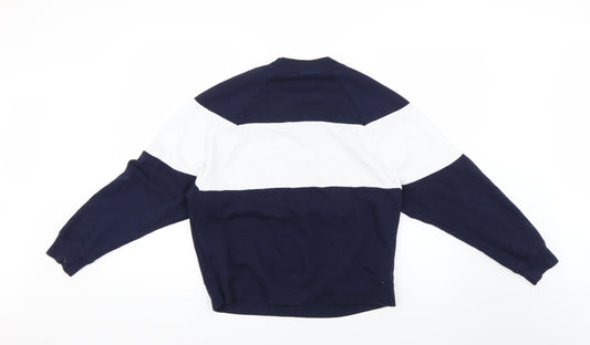 GA Mens Multicoloured Striped Pullover Jumper Size S