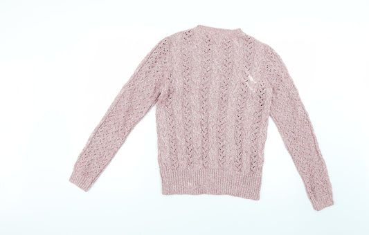paaya Womens Pink Pullover Jumper Size M