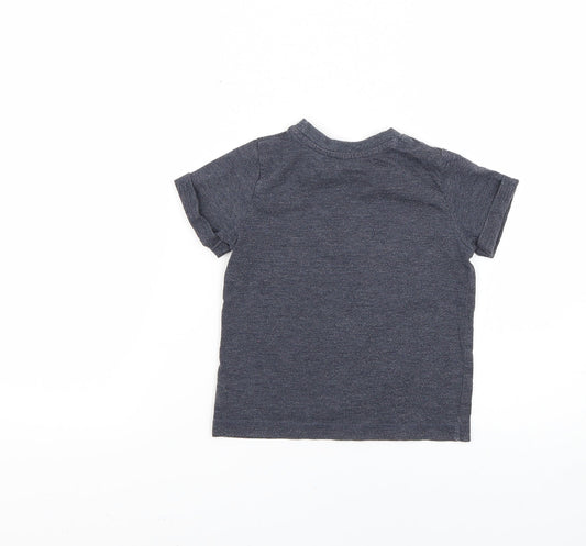 Mothercare Boys Grey Basic T-Shirt Size 3-4 Years