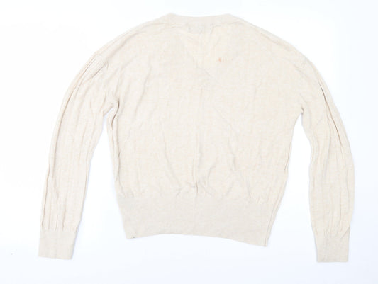 Marks and Spencer Womens Beige Basic Blouse Size M