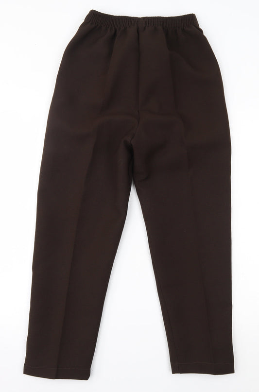 Preworn Womens Brown Trousers Size 10 L25 in