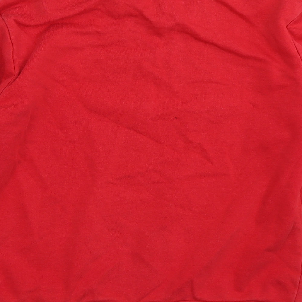 George Boys Red Pullover Sweatshirt Size 10-11 Years