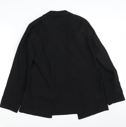 Primark Womens Black Overcoat Coat Size 6