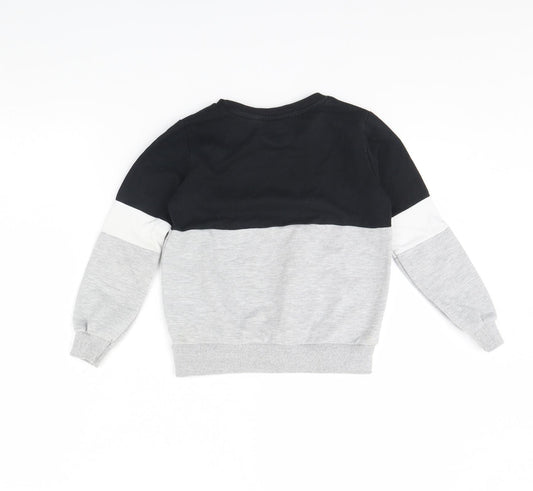 FRIENDS Boys Grey Pullover Jumper Size 7 Years