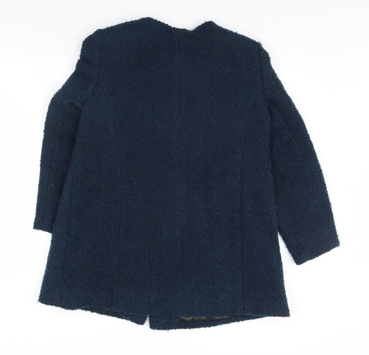 BHS Womens Green Overcoat Coat Size 14
