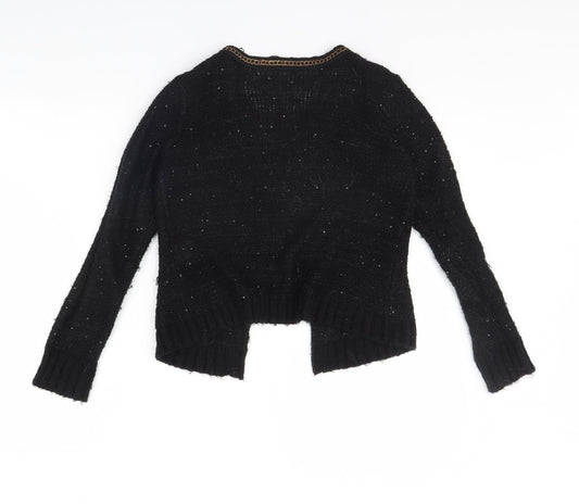 Select Womens Black Cape Jumper Size 8