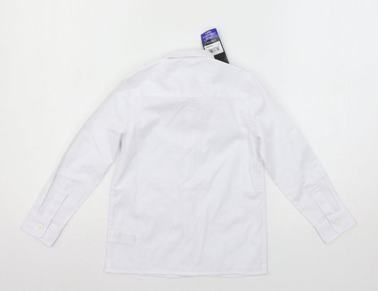 NEXT Girls White Basic Button-Up Size 5 Years
