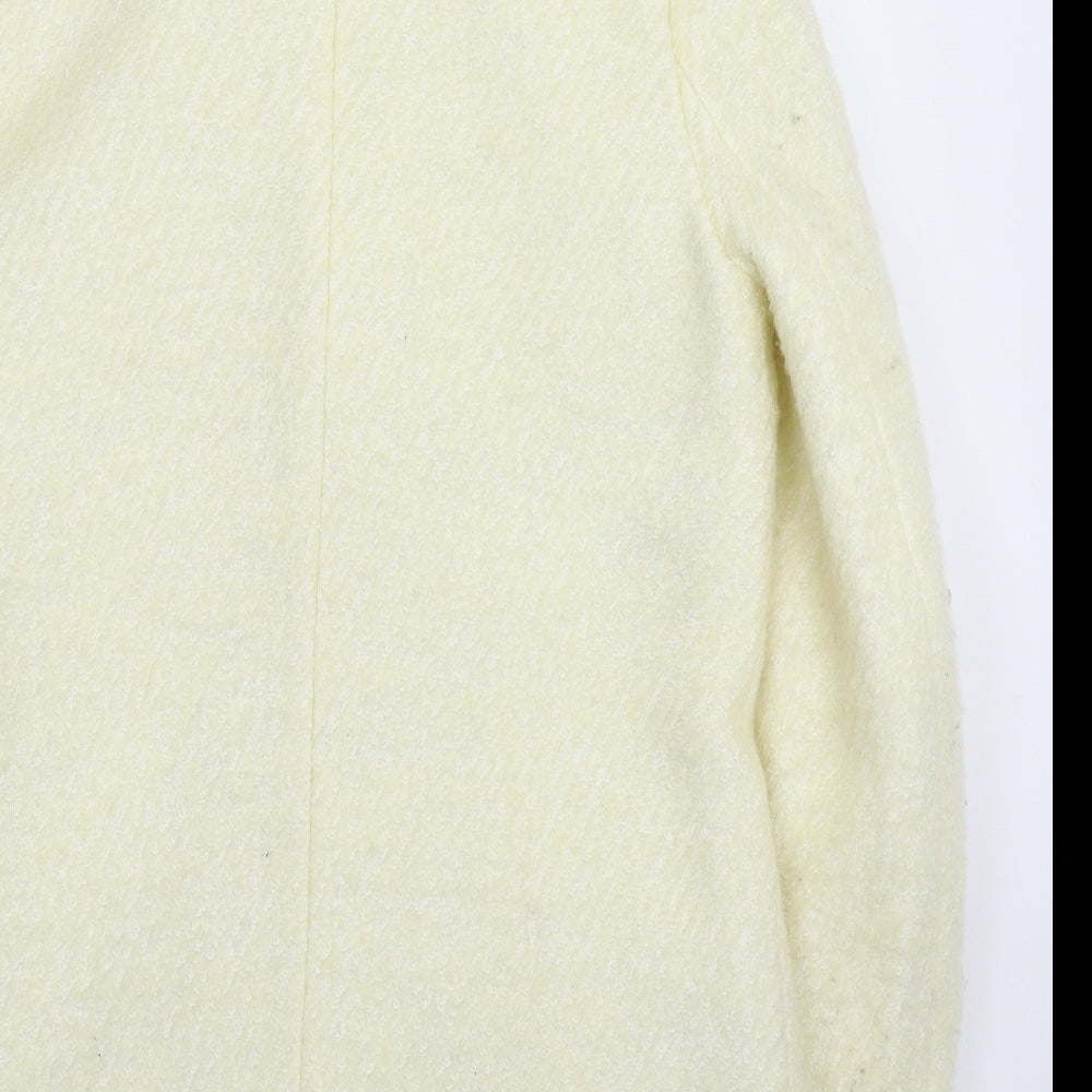 FOREVER 21 Womens White Jacket Coat Size S