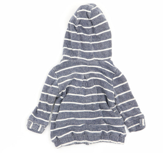 NEXT Girls Multicoloured Striped Cardigan Jumper Size 3-6 Months