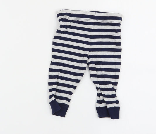 fred and flo Boys Multicoloured Striped Babydoll Pyjama Pants Size 3-6 Months