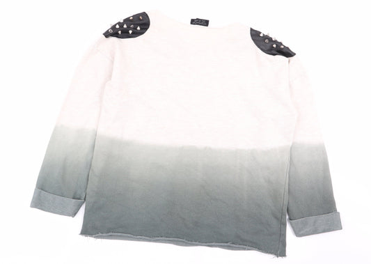 Topshop Womens Multicoloured Pullover Jumper Size 10