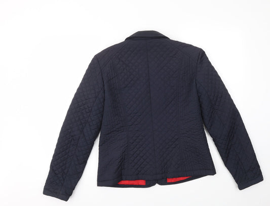 BELLY BARDAY Womens Blue Jacket Coat Size 12