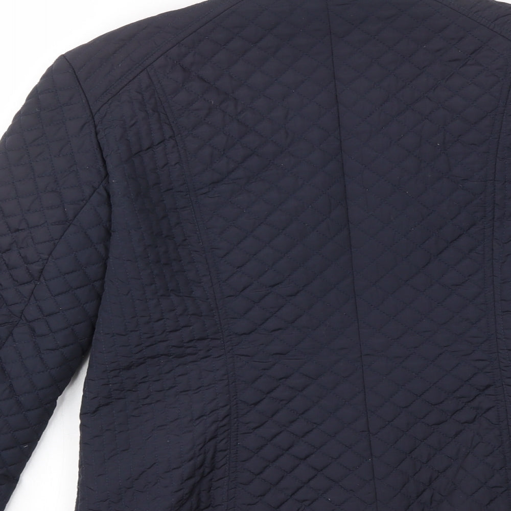 BELLY BARDAY Womens Blue Jacket Coat Size 12
