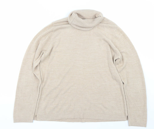Payaya Womens Beige Pullover Jumper Size 16