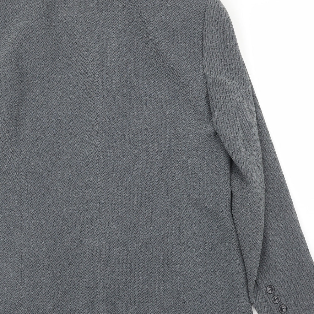 Gerry Weber Womens Grey Jacket Blazer Size 14