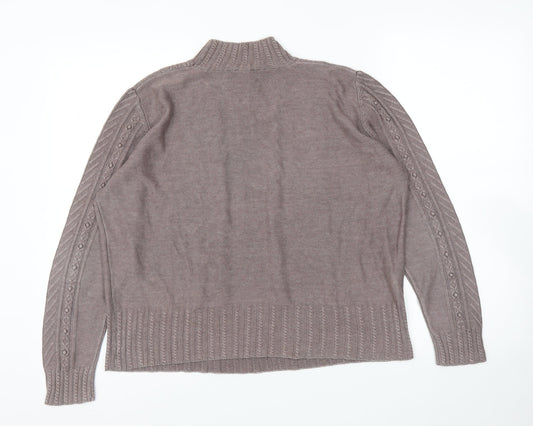 Preworn Womens Purple Pullover Jumper Size M