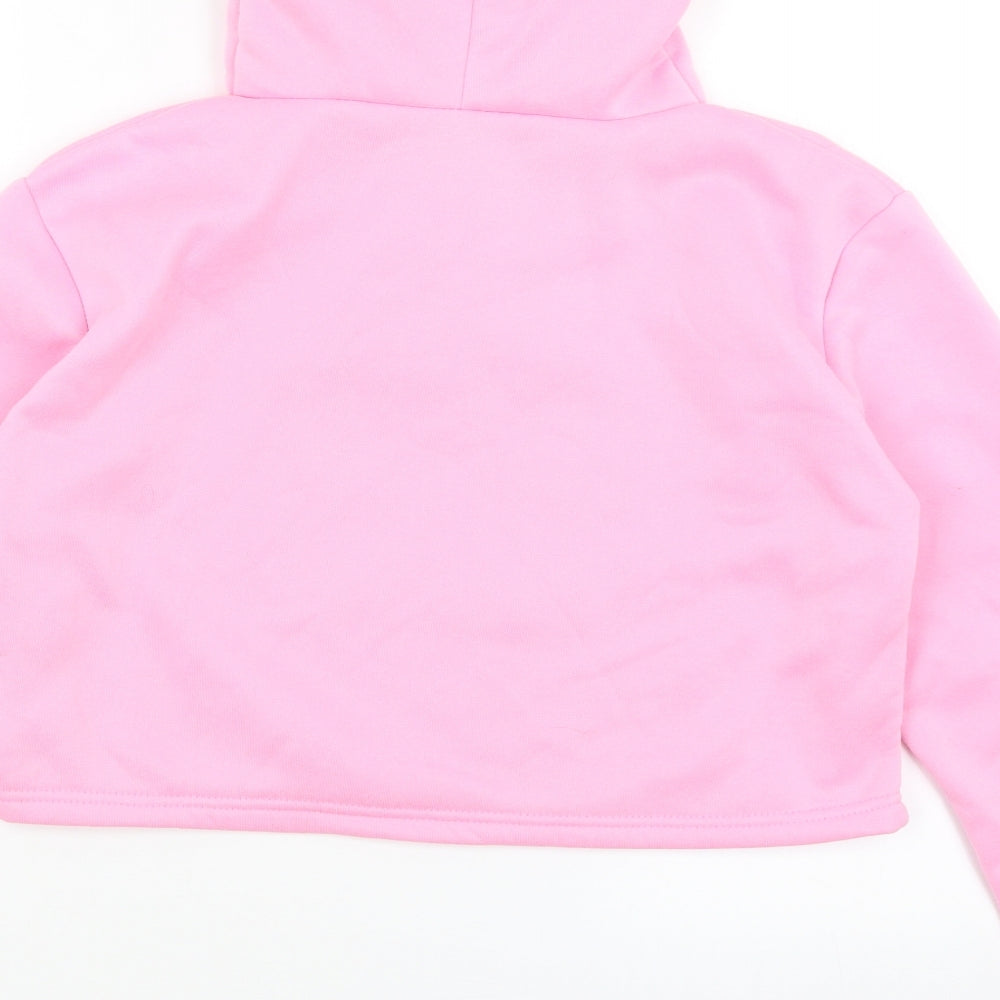 Preworn Womens Pink Pullover Hoodie Size L - Hero Acadamy