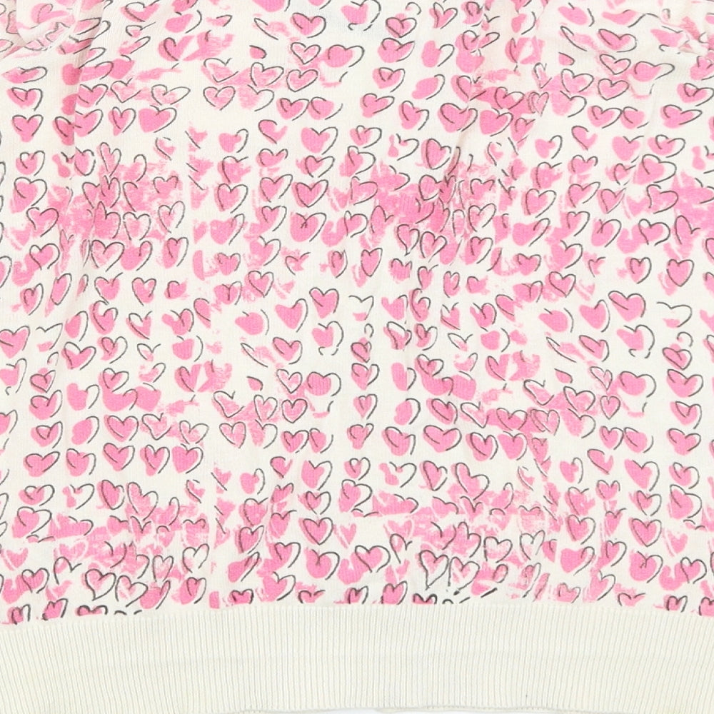 New Look Womens Ivory Cardigan Jumper Size 6 - Hearts