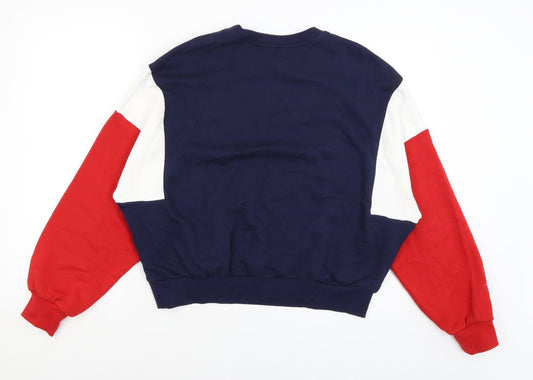 Divided Womens Blue Pullover Jumper Size M