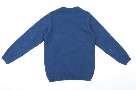 vida vi Womens Blue Pullover Jumper Size 10