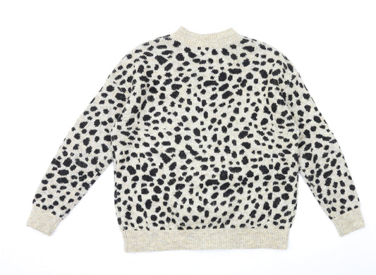 Dorothy Perkins Womens Multicoloured Animal Print Pullover Jumper Size 14