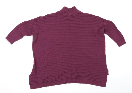 Select Womens Purple Pullover Jumper Size 10