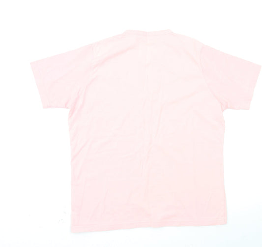 EWM Womens Pink Basic T-Shirt Size 16