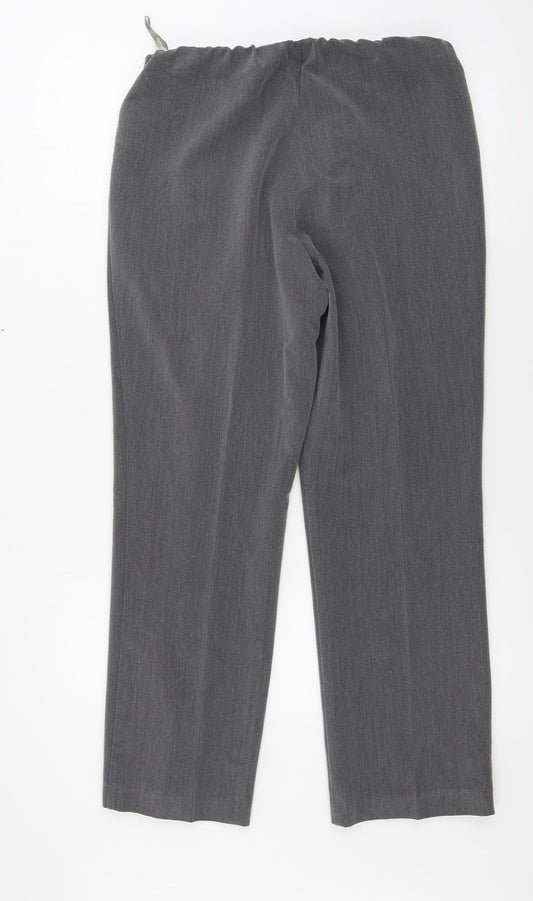 Bonmarché Womens Grey Trousers Size 10 L26 in