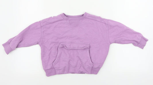 George Girls Pink Pullover Jumper Size 3-4 Years