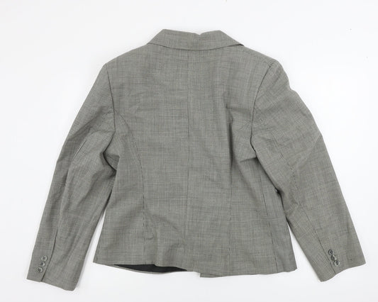 Preworn Womens Beige Jacket Blazer Size 16