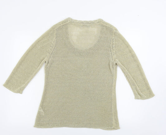 Marks and Spencer Womens Beige Pullover Jumper Size L